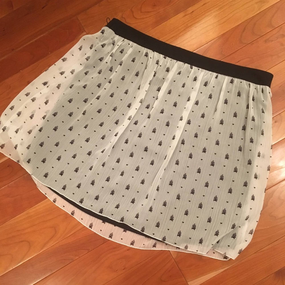 Maurice’s skirt w hearts & birds
